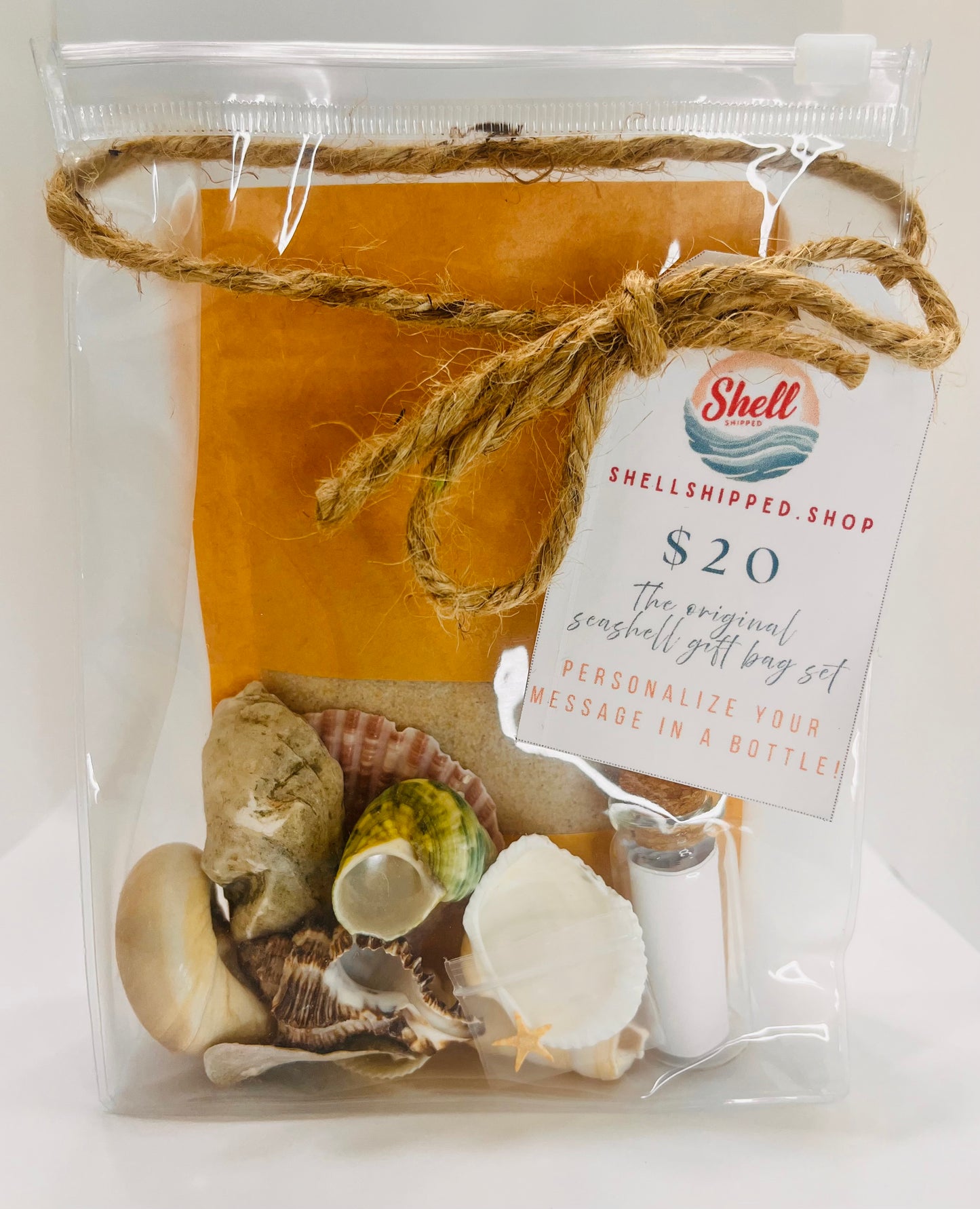 Shell Shipped Seashell Gift Bag